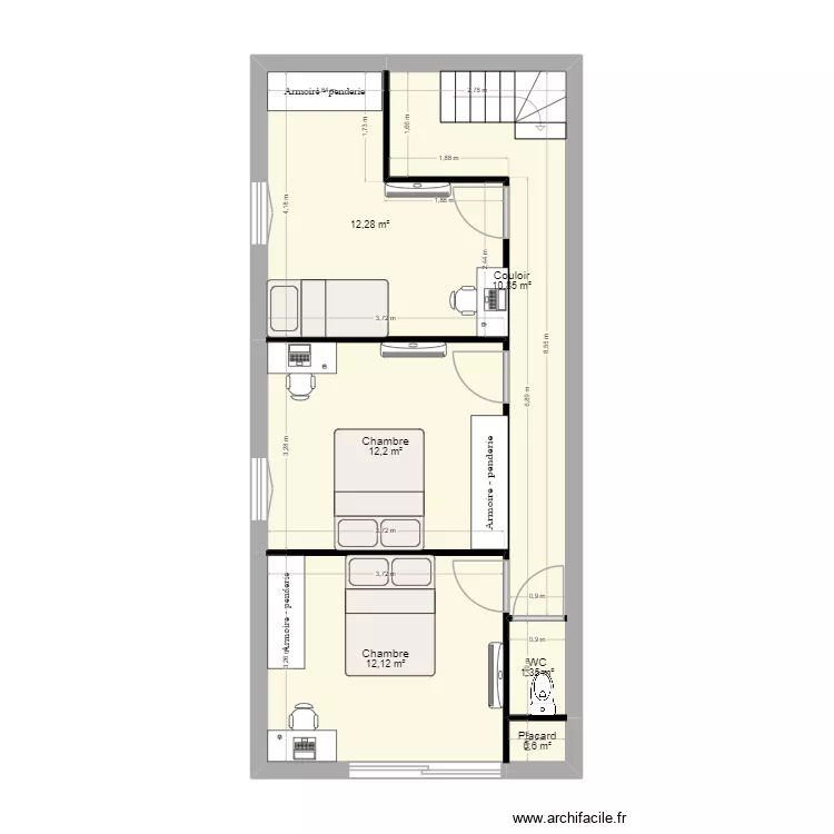 Extension héléne. Plan de 6 Pièces et 49 m² Extension héléne. Plan de 6 Pièces et 49 m²