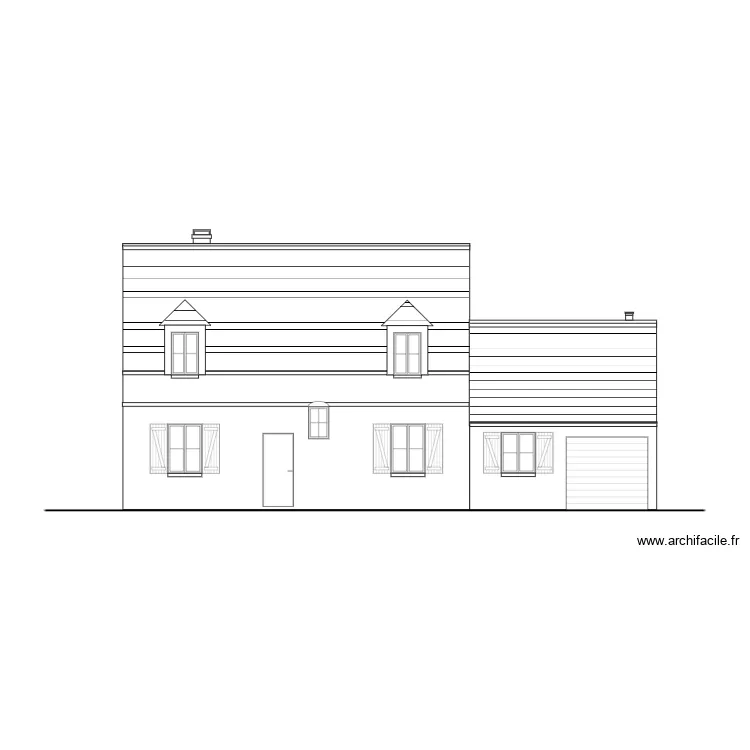 Facade Vigny 2. Plan de Facade Vigny 2. Plan de
