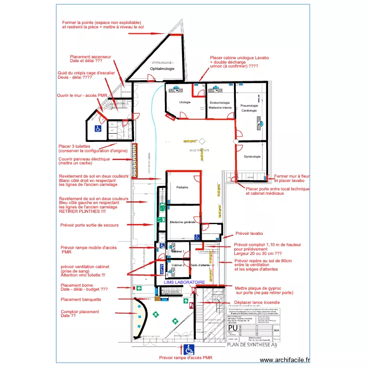 The Clinic - Rez-de-chauss&eacute; - 24/02/2024 -A.A. Plan de 