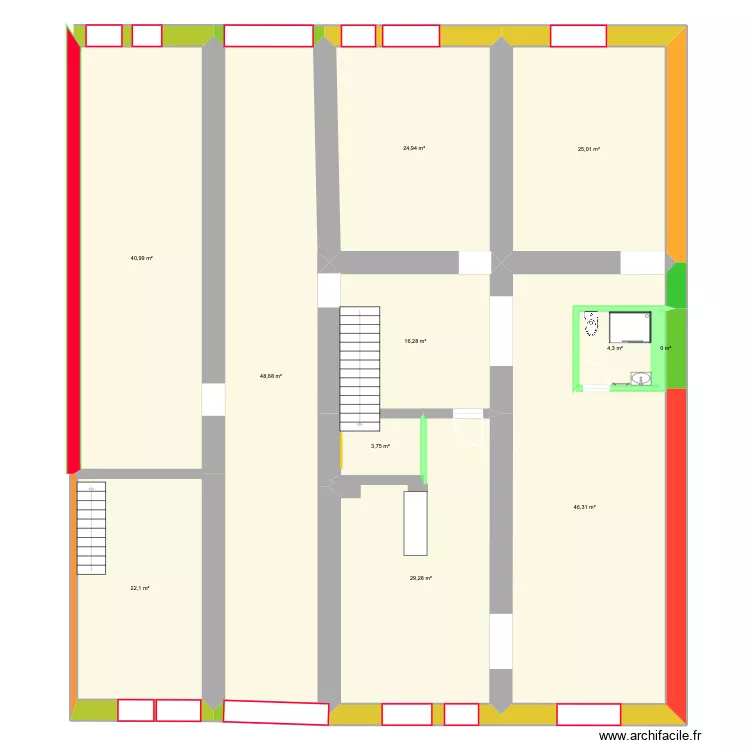 BOUVERET 0 Idée 3(TESTDPE). Plan de 11 et 262 m² BOUVERET 0 Idée 3(TESTDPE). Plan de 11 et 262 m²