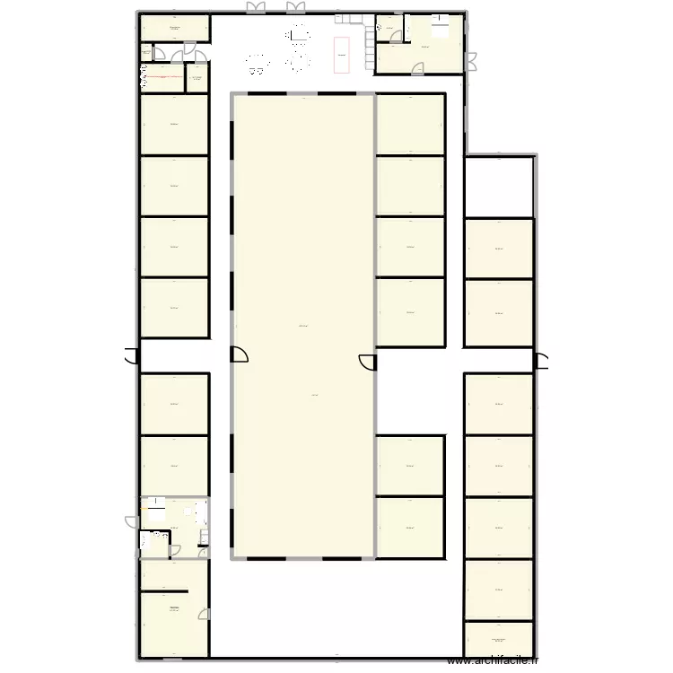 maison comtoise. Plan de 30  et 1057 m²