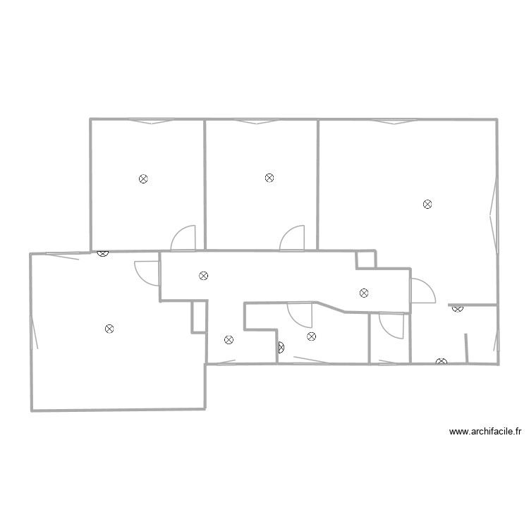 BLC &eacute;tage. Plan de 0 pièce et 0 m2