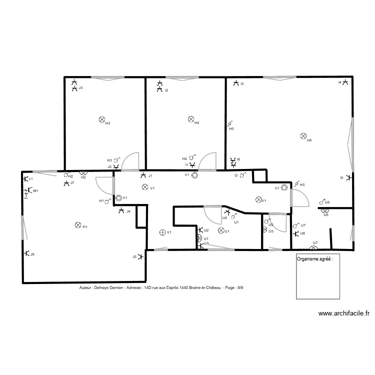 BLC étage. Plan de 1 et 31 m² BLC étage. Plan de 1 et 31 m²
