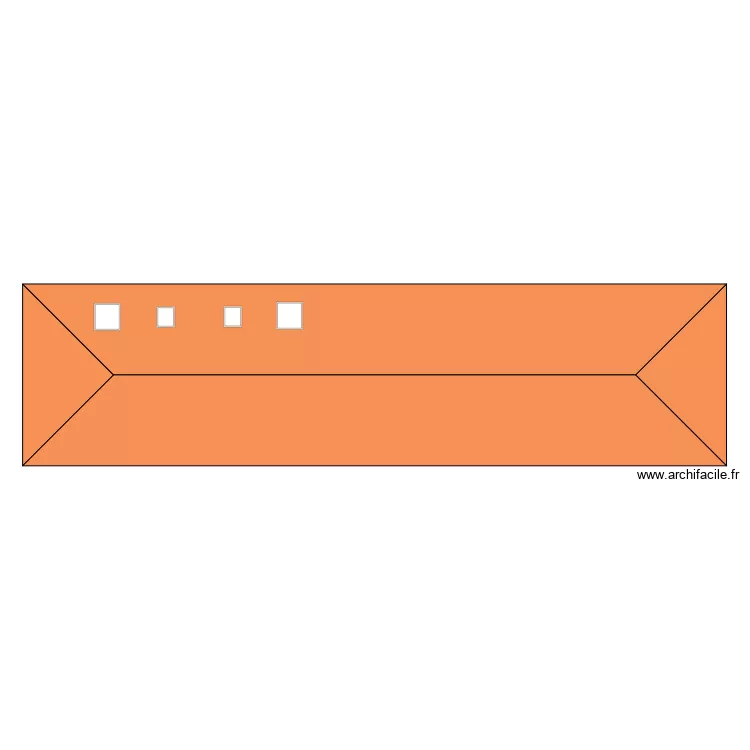 DECLA PREA. Plan de 2  et 400 m²