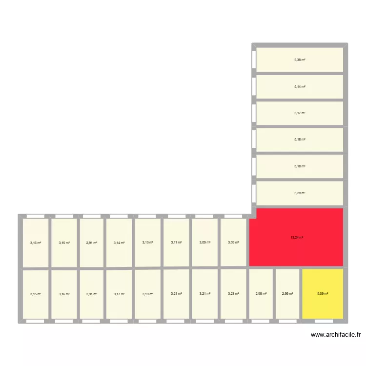 Garage-2Roues-Chazelles. Plan de 26  et 106 m²