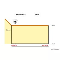 Facade OUEST     garage