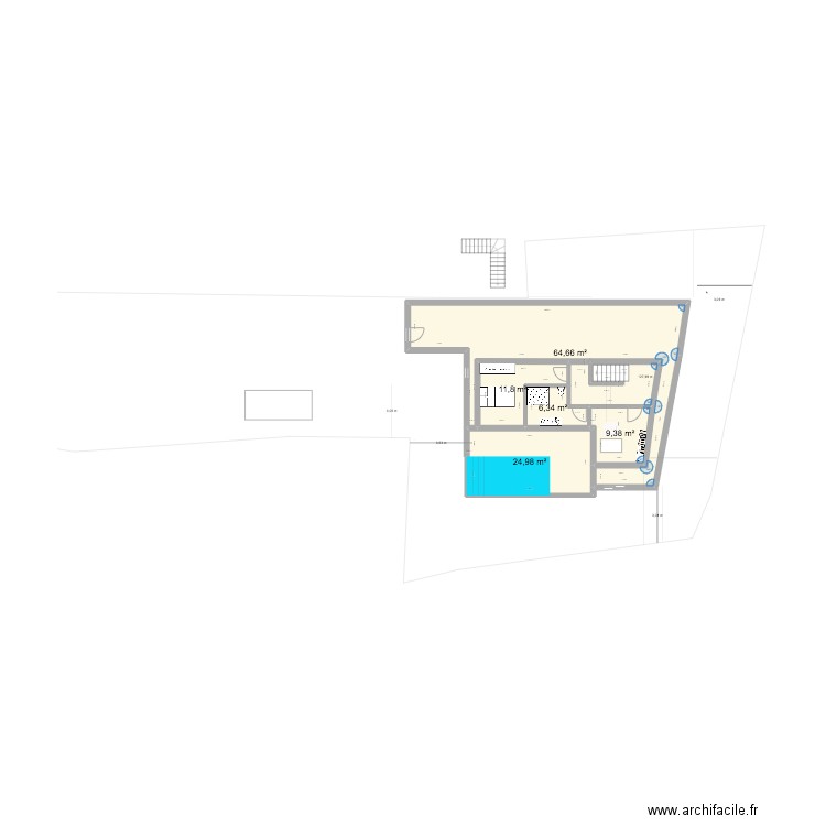 brahim1. Plan de 5 pièces et 117 m2
