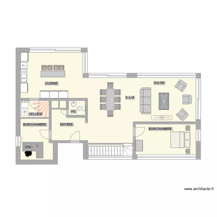 PLAN VAN SICHELEN. Plan de 5  et 104 m²