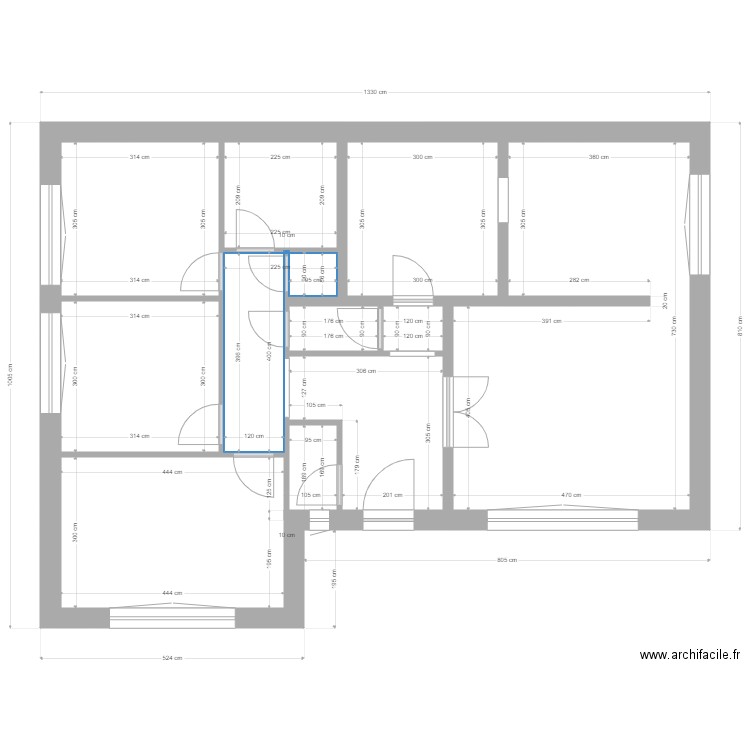 maison uckange 2. Plan de 10 pièces et 94 m2