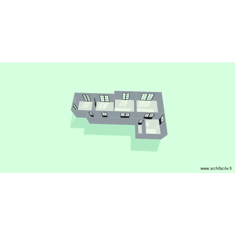 adnanne61. Plan de 6 pièces et 65 m2