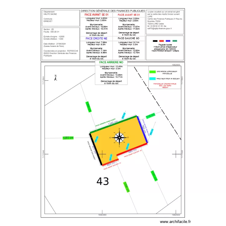 DP2 Crepel . Plan de 