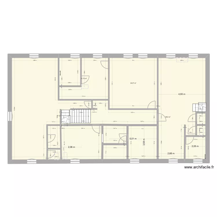 maison niv 1 apr&egrave;s tvx. Plan de 