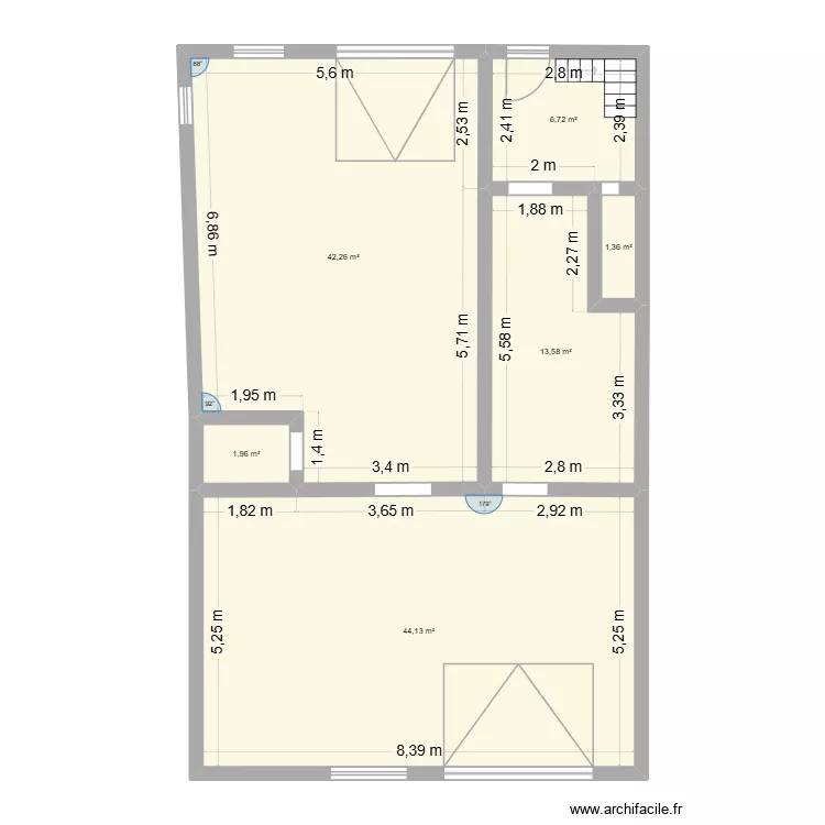 GARAGE YVES. Plan de 6 et 110 m² GARAGE YVES. Plan de 6 et 110 m²