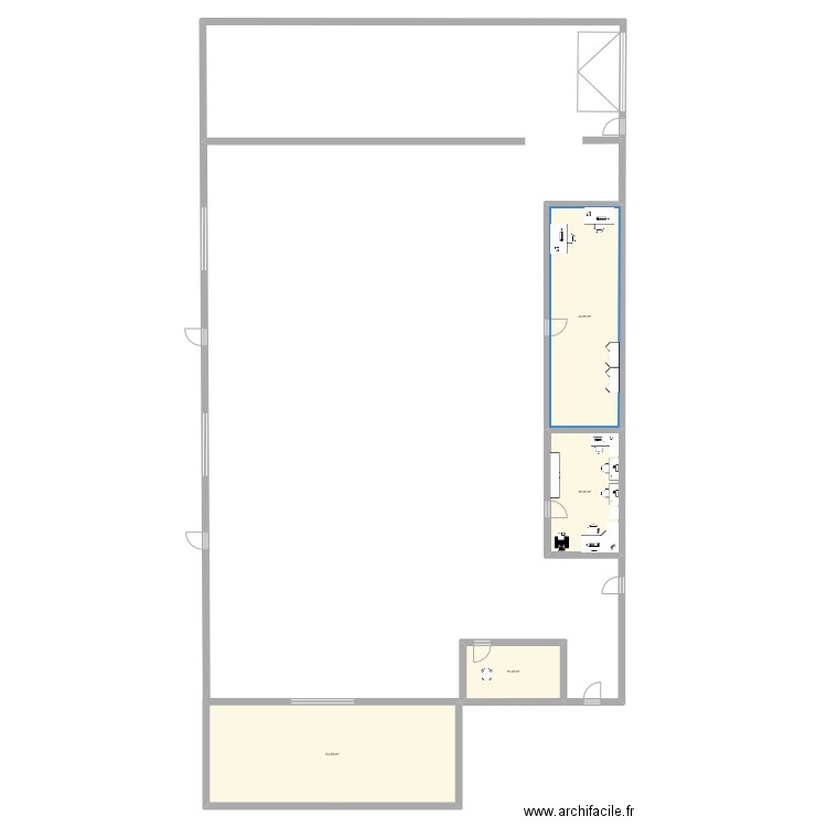 Henry SA. Plan de 4 pièces et 118 m2