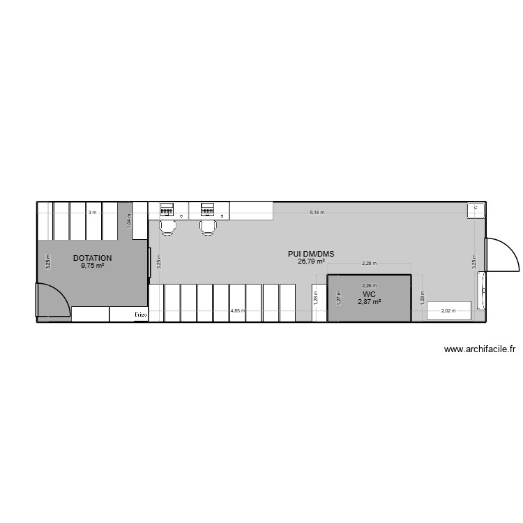 SALLE 22. Plan de 0 pièce et 0 m2