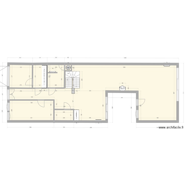 RDC. Plan de 0 pièce et 0 m2