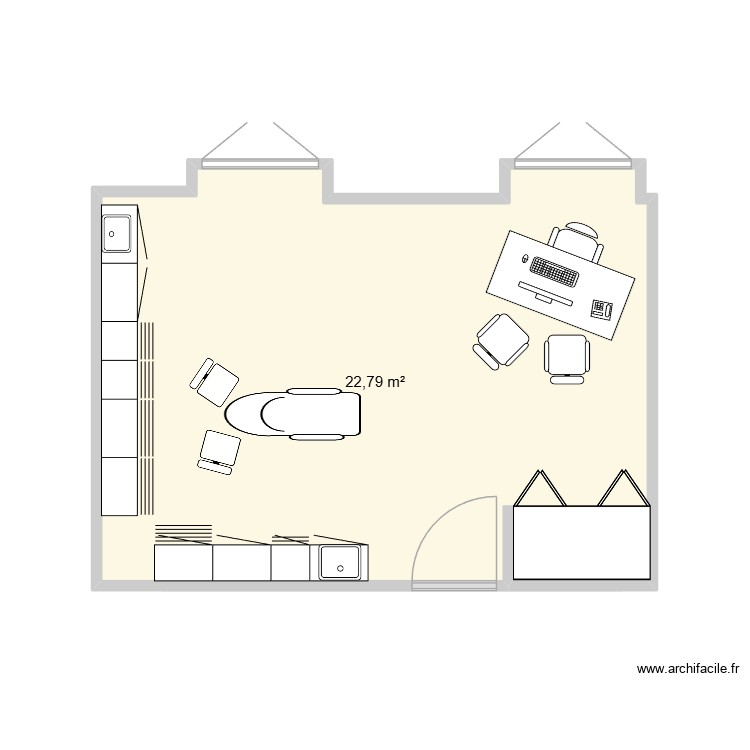 Annick. Plan de 0 pièce et 0 m2