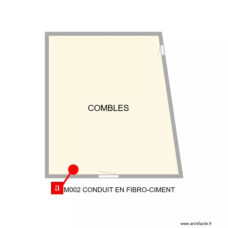 COMBLES SERNHAC AM. Plan de COMBLES SERNHAC AM. Plan de