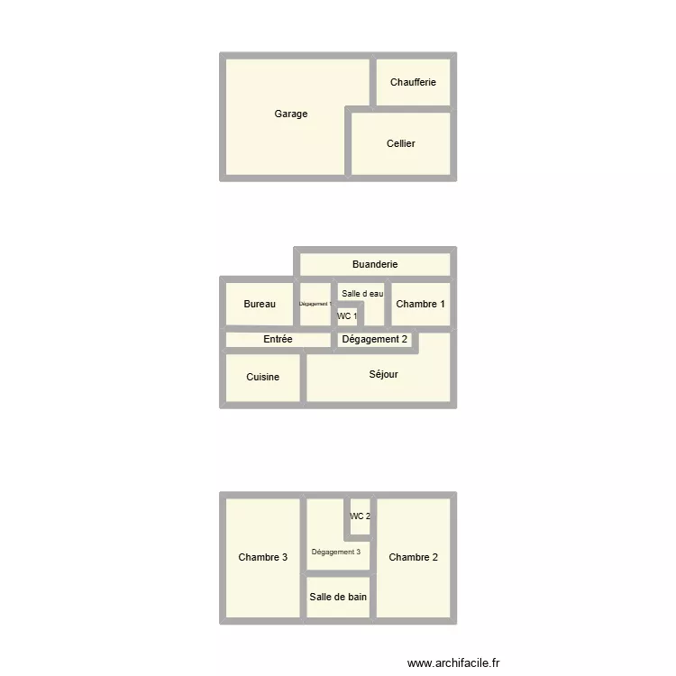 2503 TREGUER. Plan de 