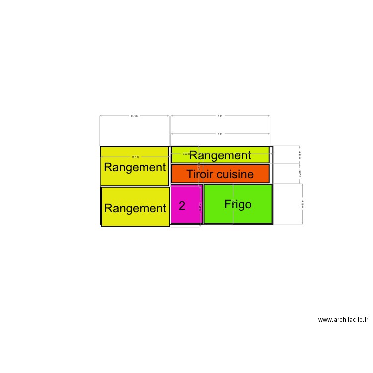 Meuble cuisine. Plan de 0 pièce et 0 m2