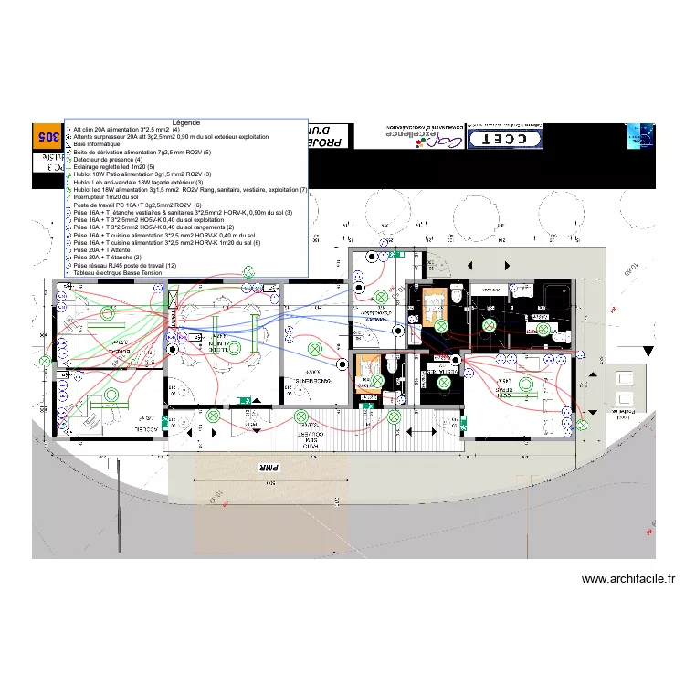 DECHETTERIE CAP EXCELLENCE ELEC. Plan de 