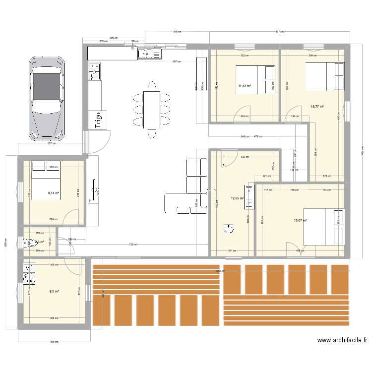 plan 1. Plan de 0 pièce et 0 m2