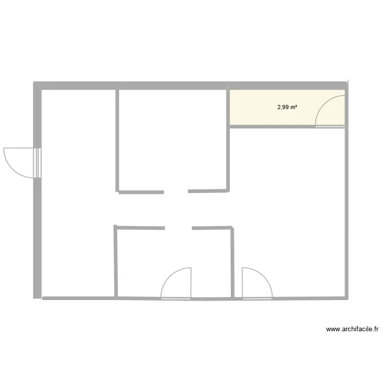 cuisine foyer logement. Plan de 1 et 3 m² cuisine foyer logement. Plan de 1 et 3 m²