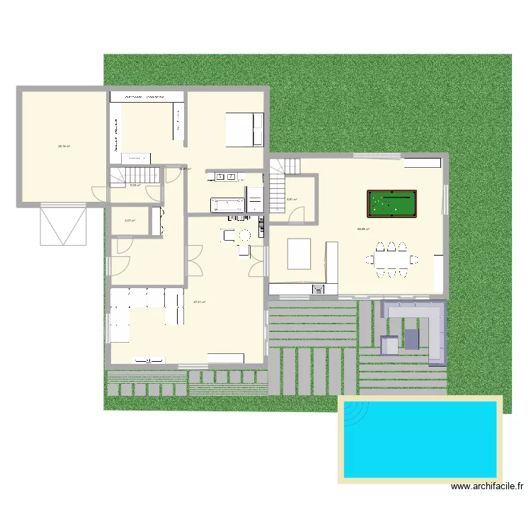 Maison Wavre. Plan de Maison Wavre. Plan de