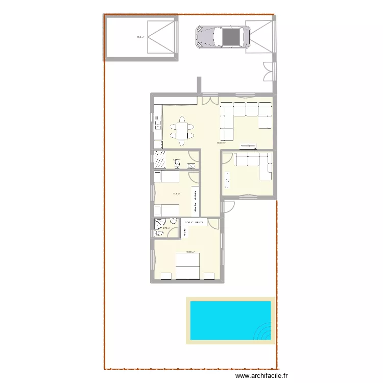 villa jerba 2. Plan de 