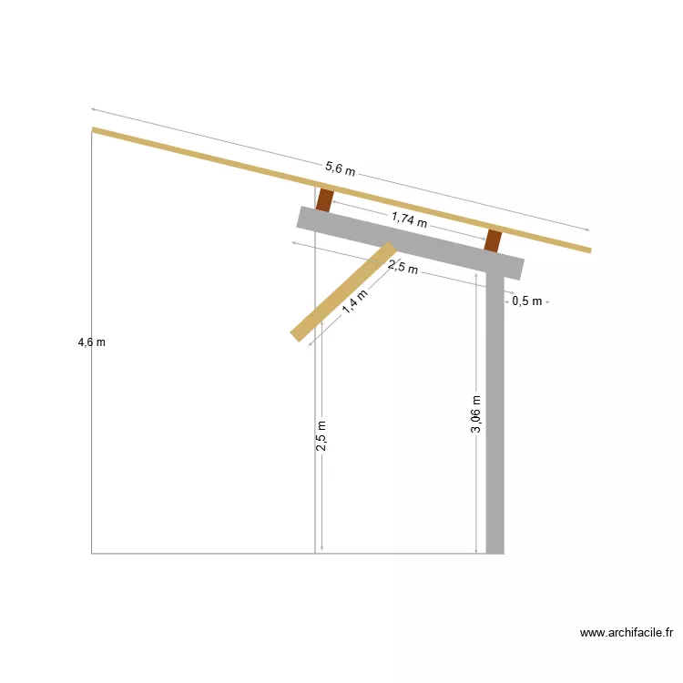 auvent val d'epy. Plan de 