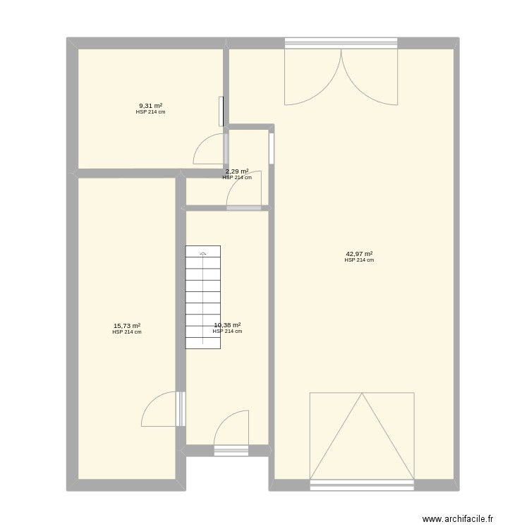 jolivet Actuel copia luis. Plan de 11 pièces et 161 m2