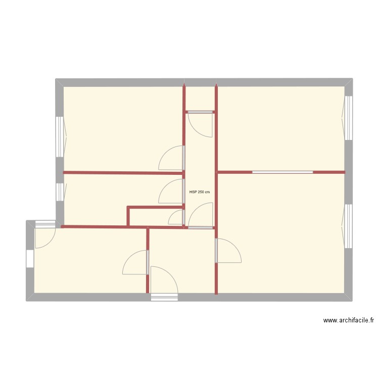 new. Plan de 0 pièce et 0 m2