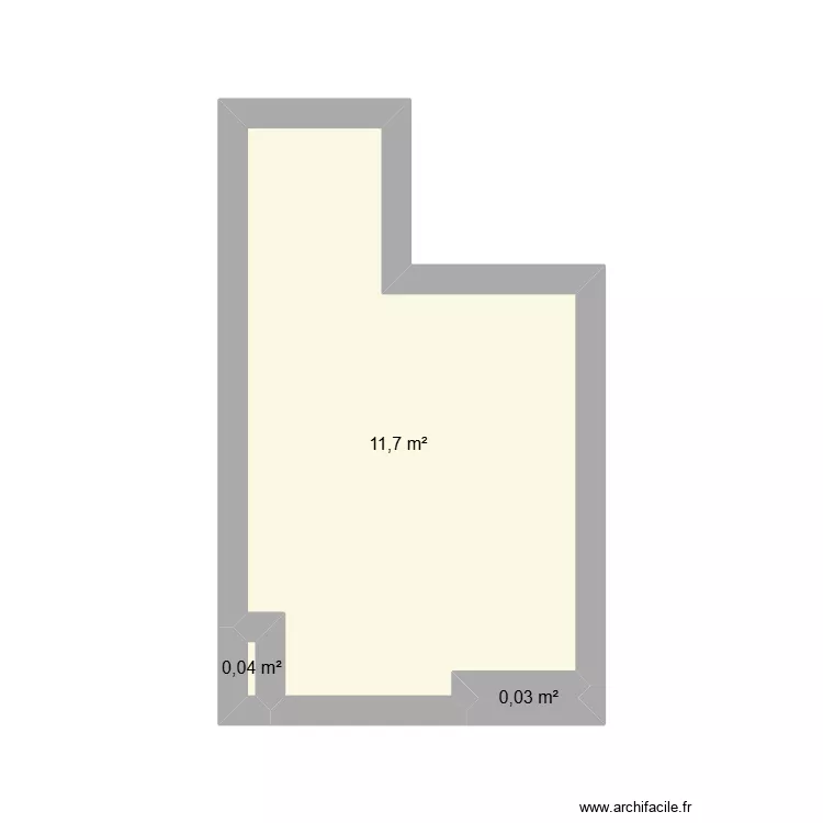 BOUBOUE CHAMBRE 1. Plan de 3 et 12 m² BOUBOUE CHAMBRE 1. Plan de 3 et 12 m²