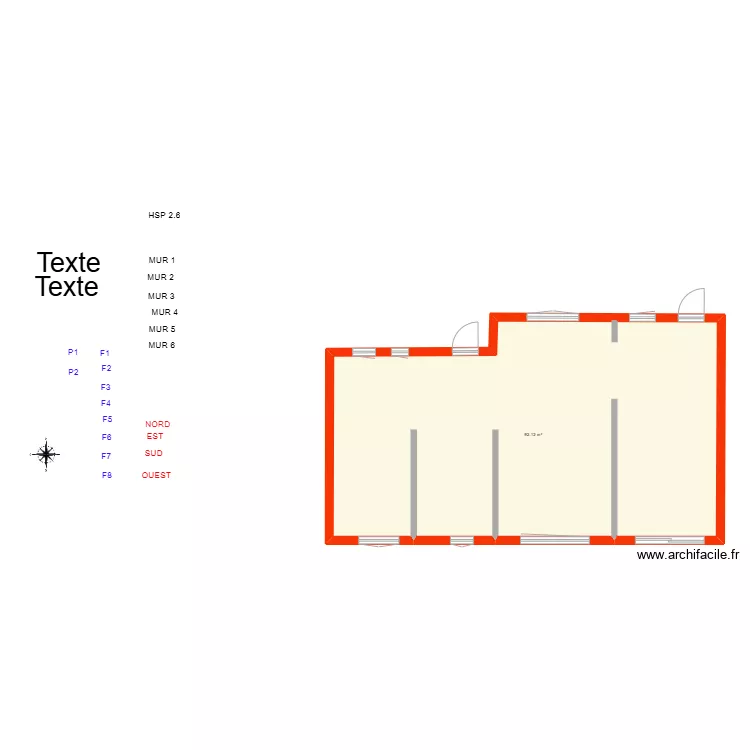 SUZENET_ Existant. Plan de SUZENET_ Existant. Plan de