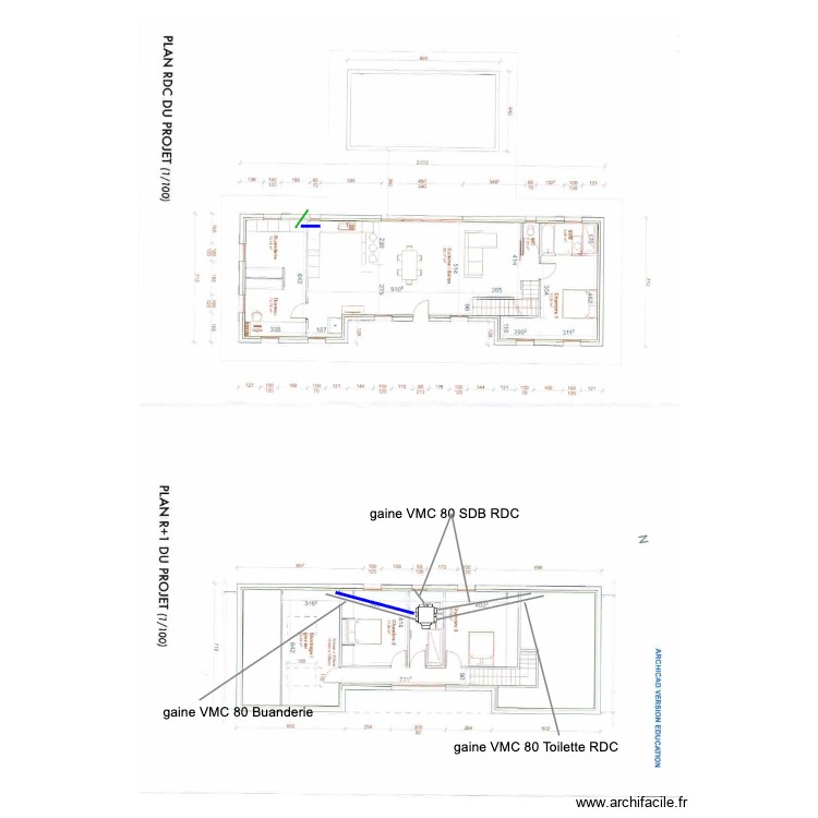plan VMC. Plan de 0 pièce et 0 m2