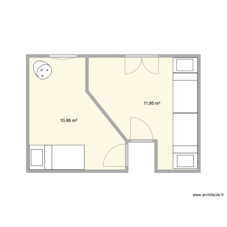 version1. Plan de 0 pièce et 0 m2