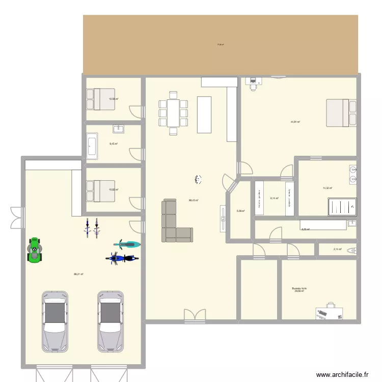 maison plein pied loris. Plan de 12 et 329 m² maison plein pied loris. Plan de 12 et 329 m²
