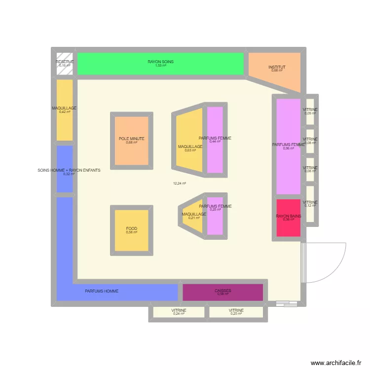 PLAN MAGASIN. Plan de 