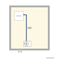 Plan implantation climatisation façade extérieure