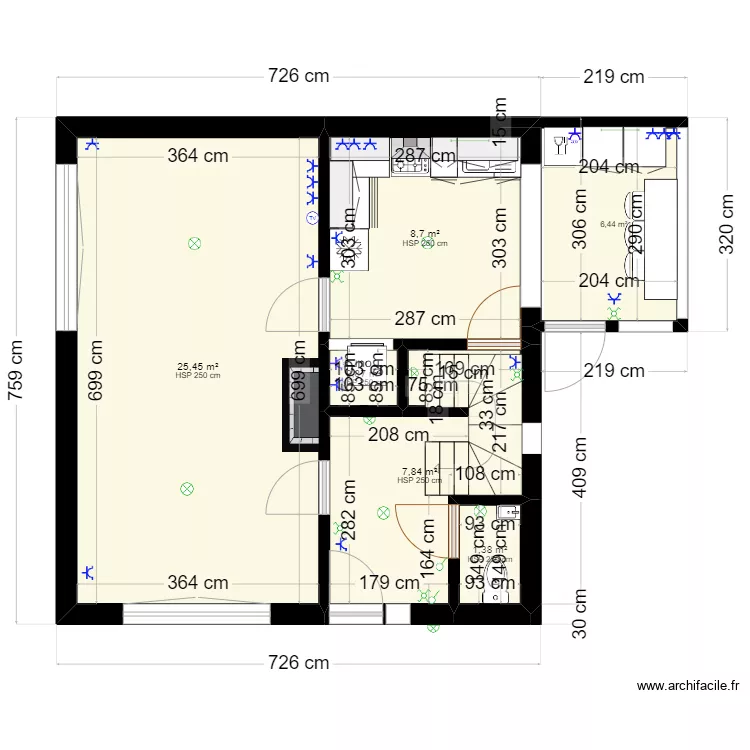 plan rdc Electricité. Plan de plan rdc Electricité. Plan de