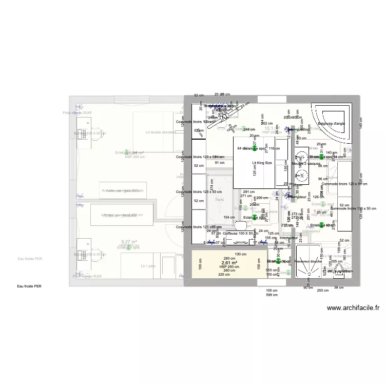 rez sup&eacute;rieur. Plan de 