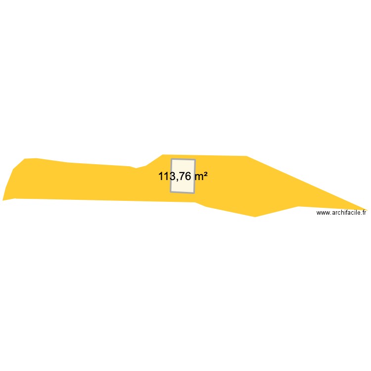 plan de cloturage de la gare. Plan de 1 pièce et 114 m2