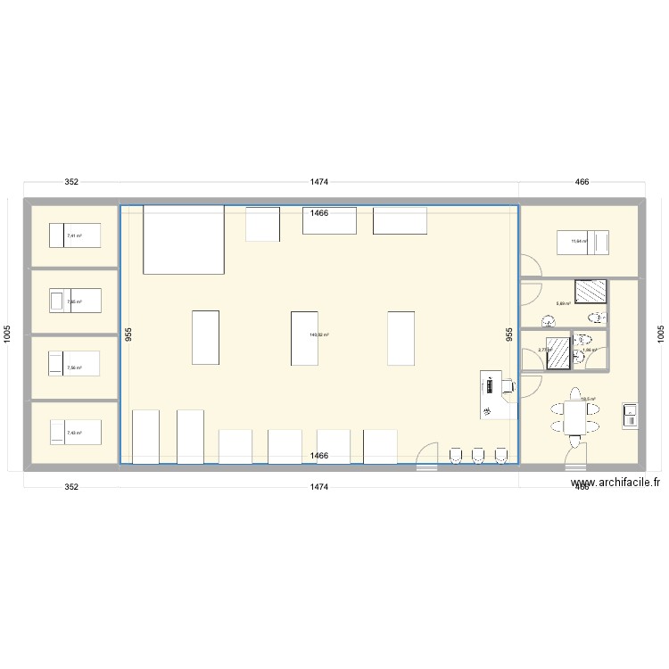 local saxon. Plan de 0 pièce et 0 m2
