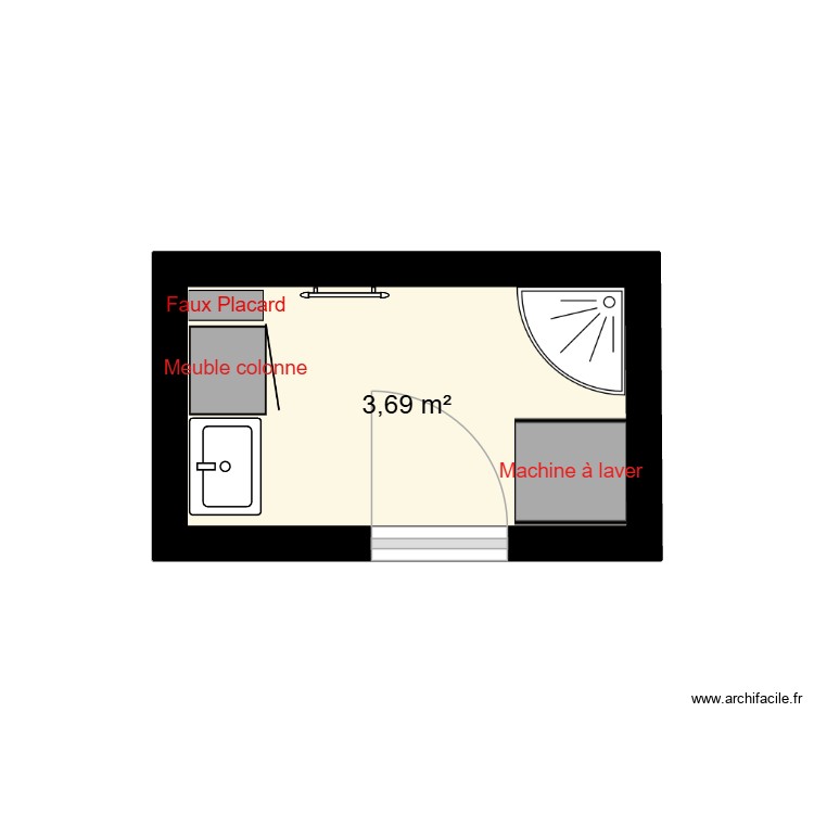 Playtime SDB. Plan de 0 pièce et 0 m2