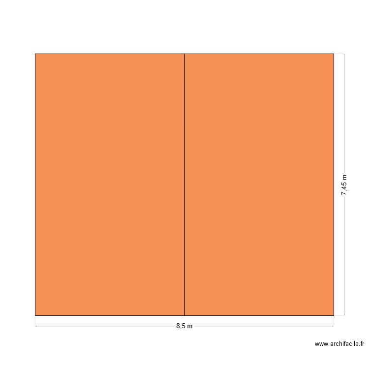 toiture garage. Plan de 0 pièce et 0 m2