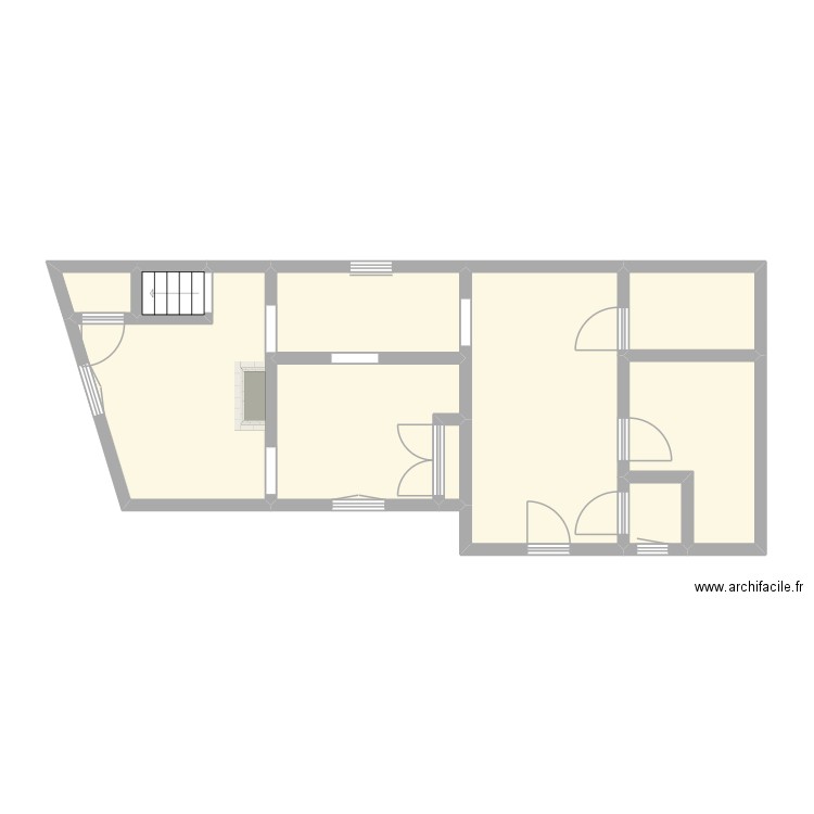 ARRONDELLE - POSES. Plan de 15 pièces et 78 m2