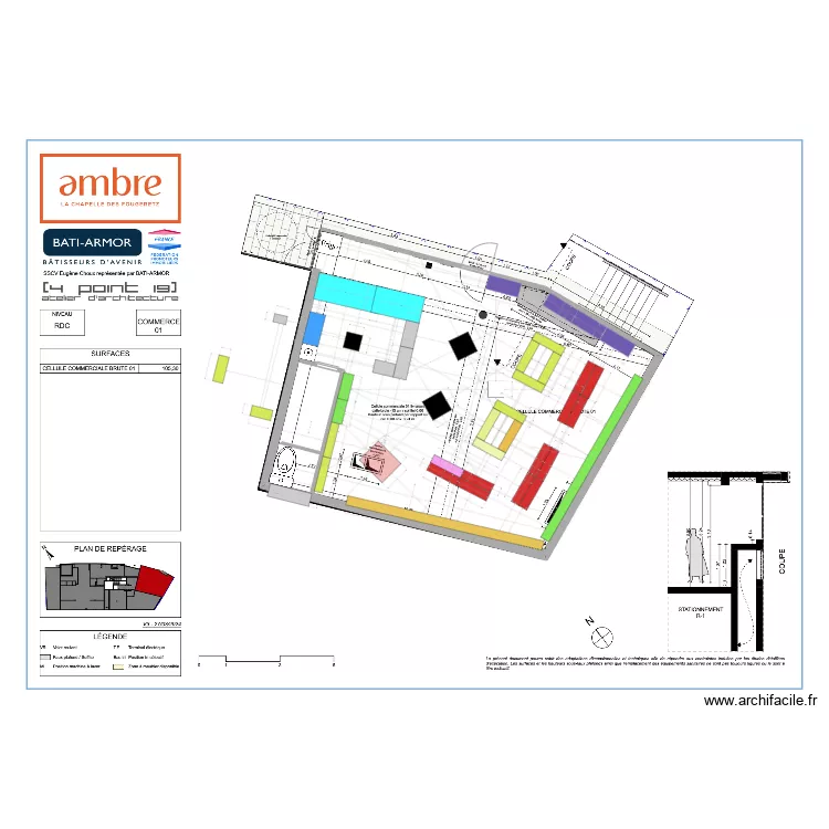 chapelle 5 SANS PORTE. Plan de 