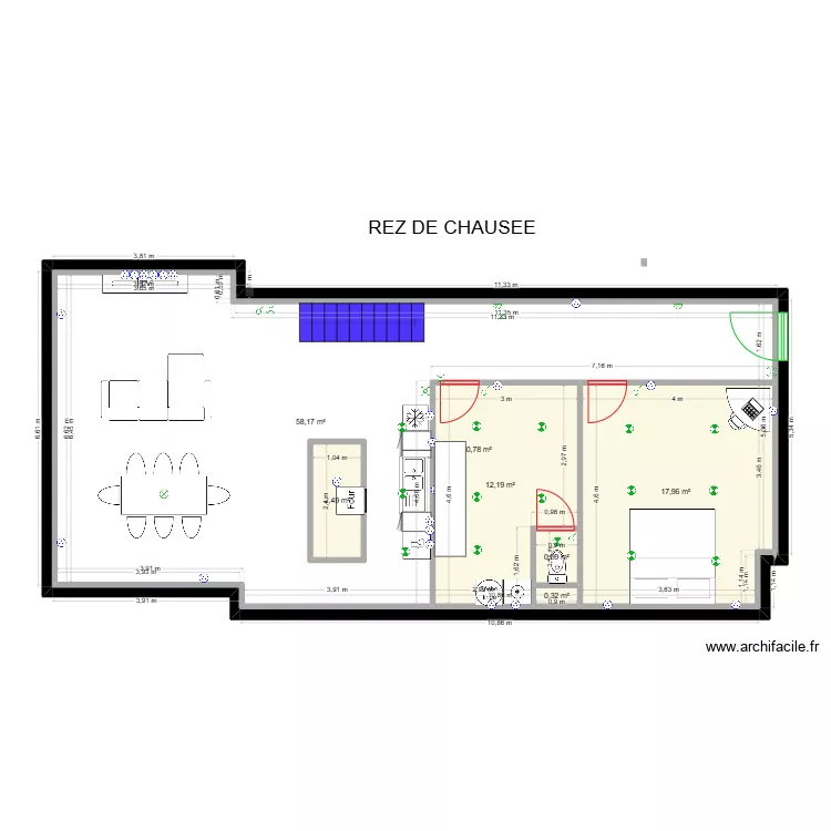 rdc maxime anais. Plan de 