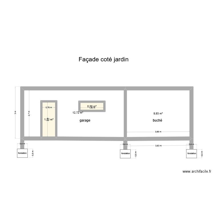 Decobert Vincent 3. Plan de 4 pièces et 26 m2