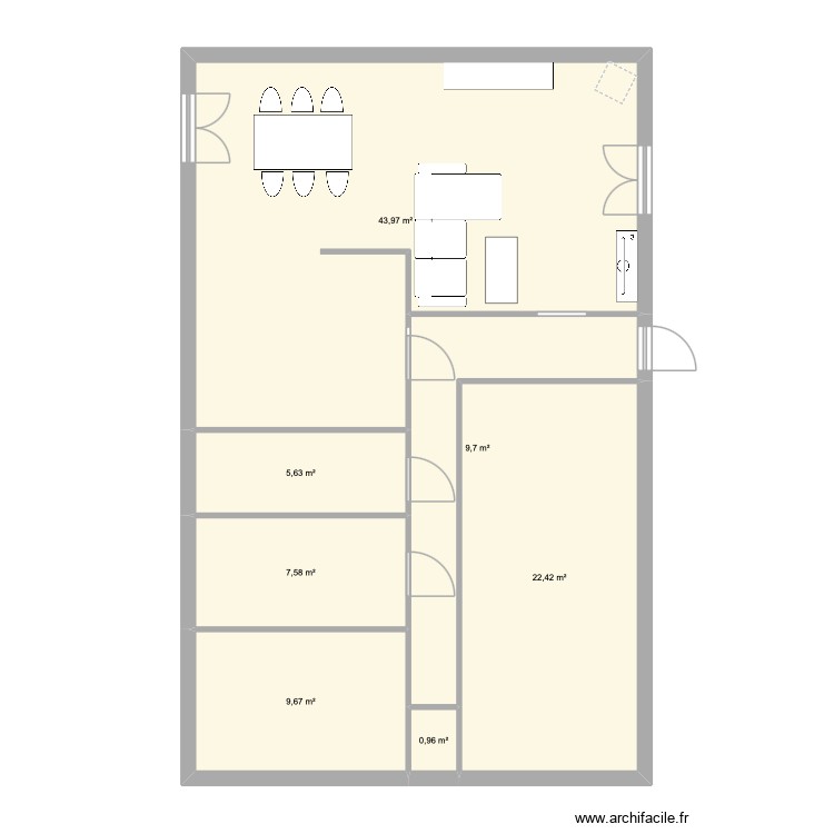 maison. Plan de 0 pièce et 0 m2